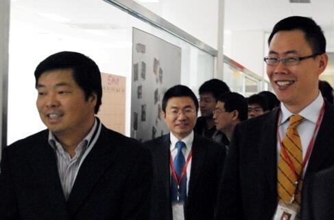 央行支付結算司司長歐陽衛民考察華道數據